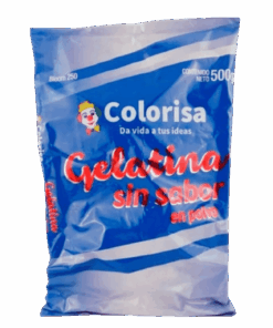 Gelatina sin Sabor BLOOM 250 - 500g Polvo Granulada - Ideal Transfer Papel Comestible