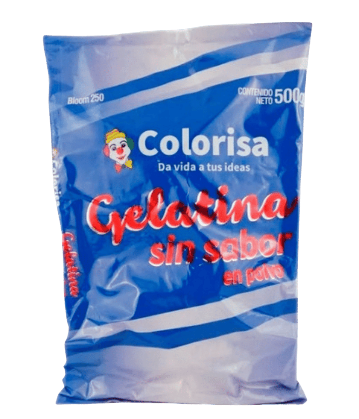 Gelatina sin Sabor BLOOM 250 - 500g Polvo Granulada - Ideal Transfer Papel Comestible